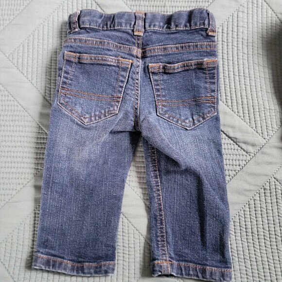 🔥5 FOR $25🔥12M Baby Blue Jeans Bundle 3 for 1 (Cat & Jack, OshKosh, Healthtex) - Picture 6 of 12